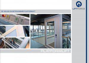 Brochure van de compacte huislift / platformlift